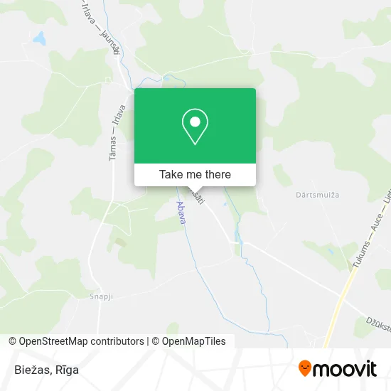 Biežas map