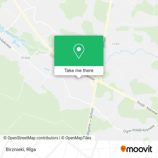 Birznieki map