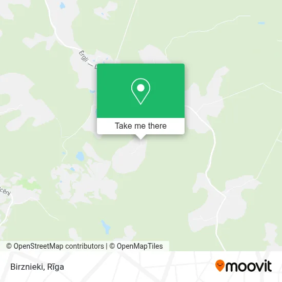 Birznieki map