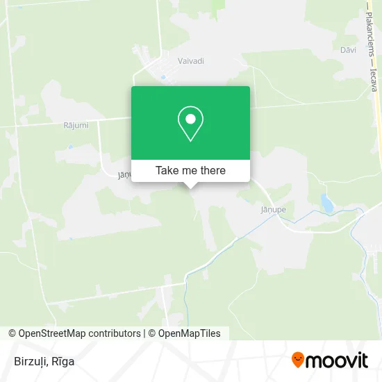 Birzuļi map