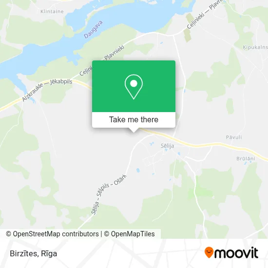 Birzītes map