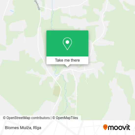 Blomes Muiža map