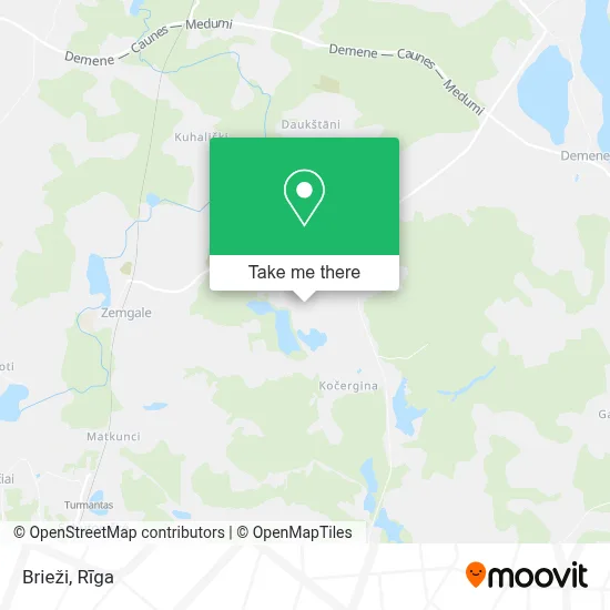Brieži map