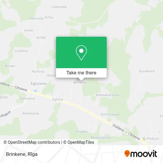 Brinkene map