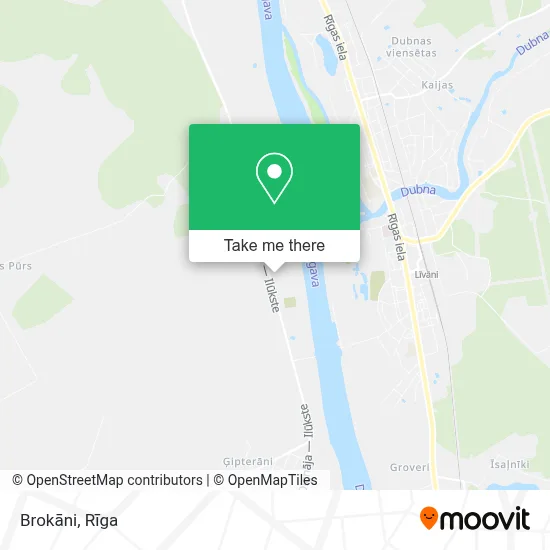 Brokāni map