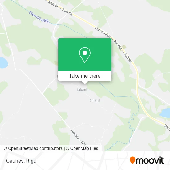 Caunes map