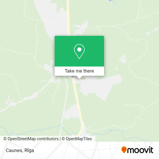 Caunes map