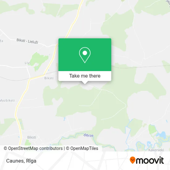Caunes map