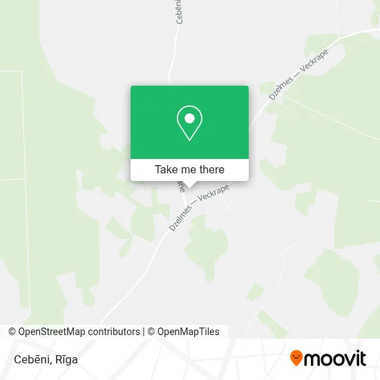 Cebēni map