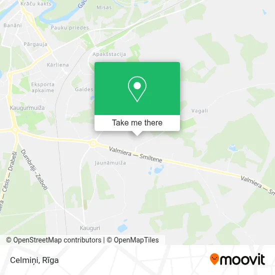 Celmiņi map