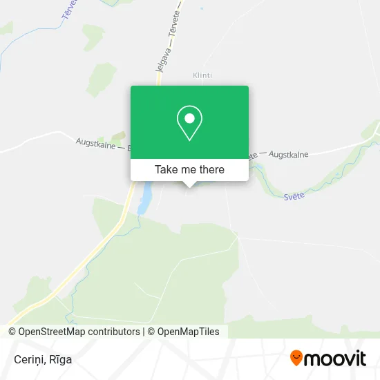 Ceriņi map