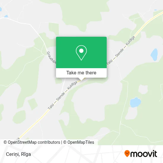 Ceriņi map