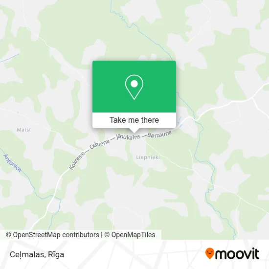 Ceļmalas map