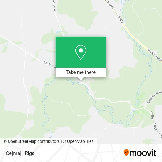 Ceļmaļi map