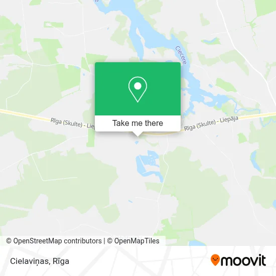 Cielaviņas map