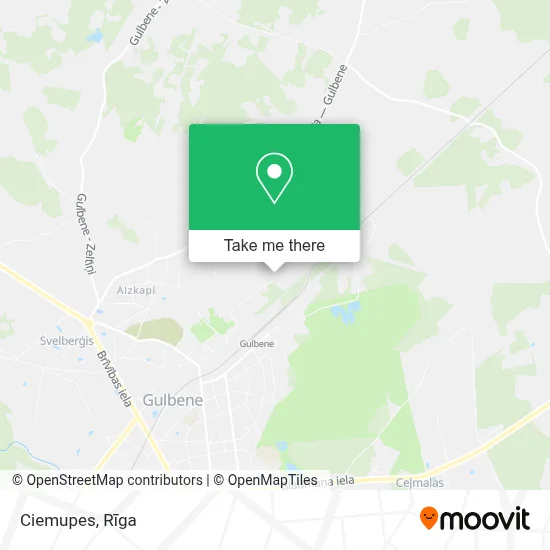 Ciemupes map