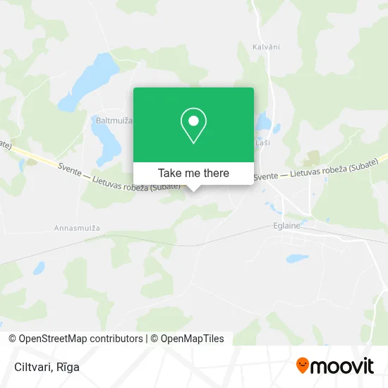 Ciltvari map