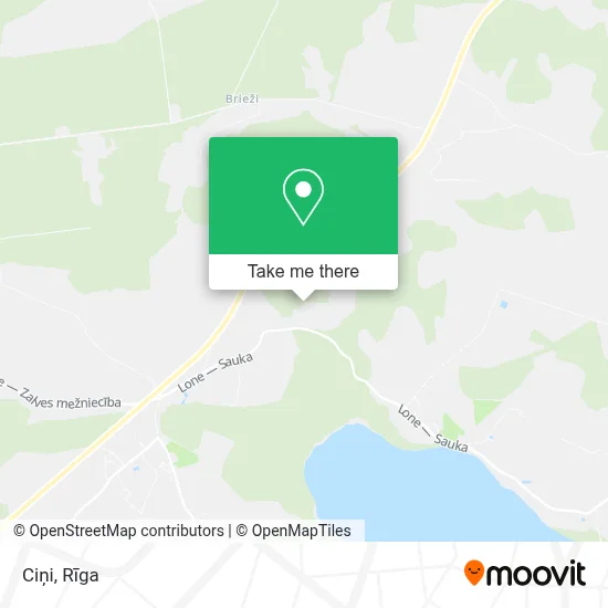 Ciņi map