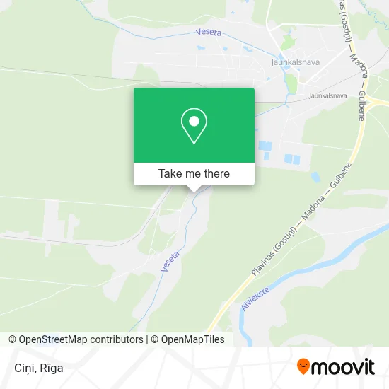 Ciņi map