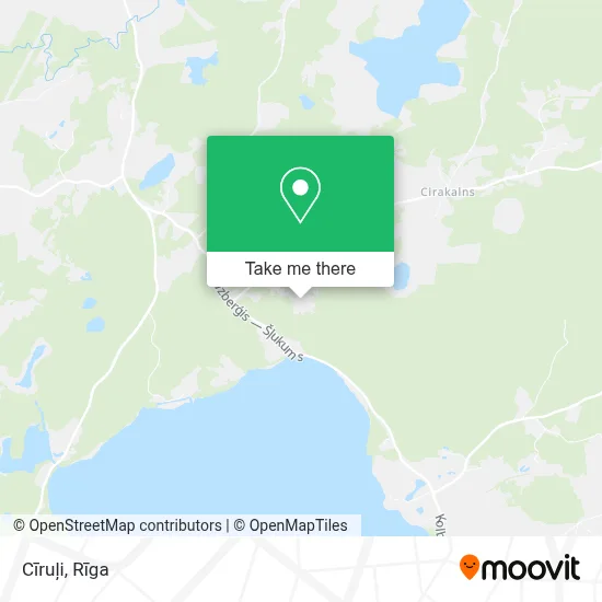 Cīruļi map