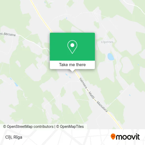 Cīļi map