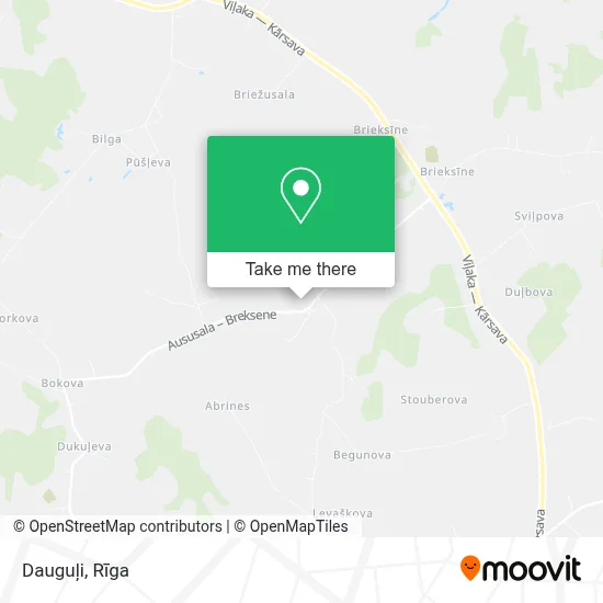 Dauguļi map