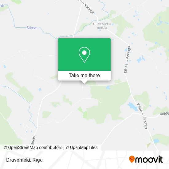 Dravenieki map