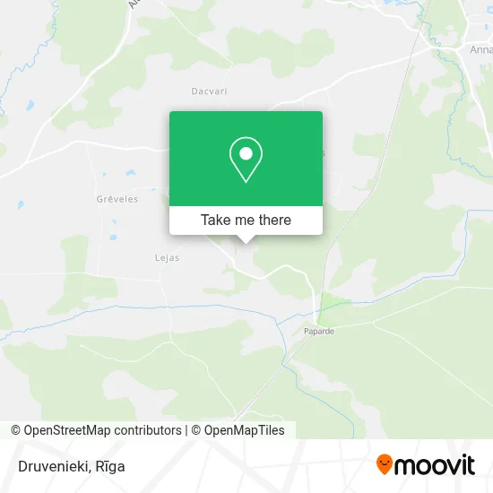 Druvenieki map