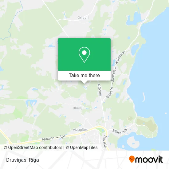 Druviņas map