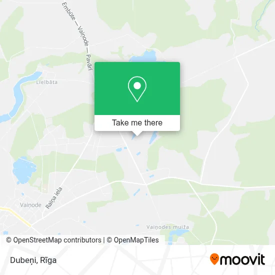 Dubeņi map