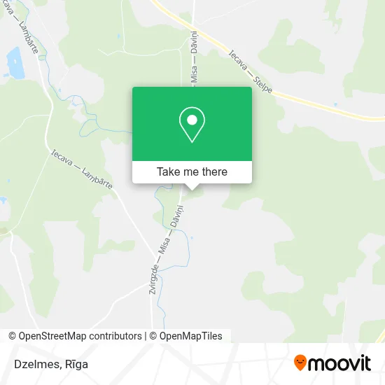 Dzelmes map
