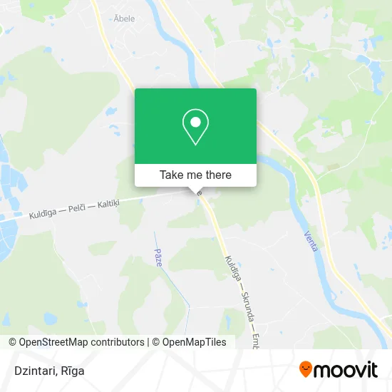 Dzintari map