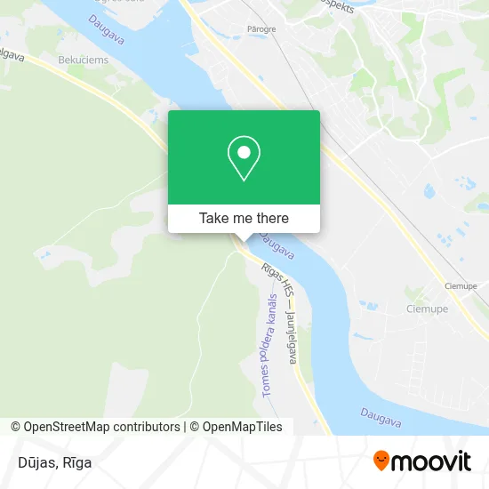 Dūjas map