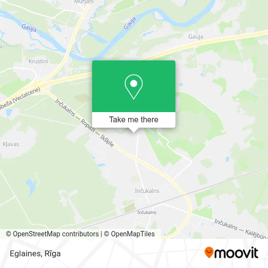 Eglaines map