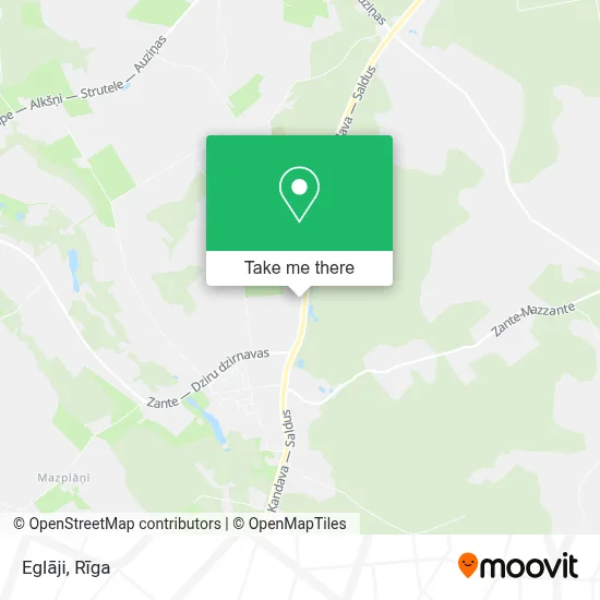 Eglāji map