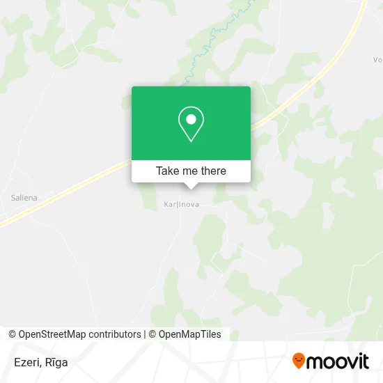 Ezeri map