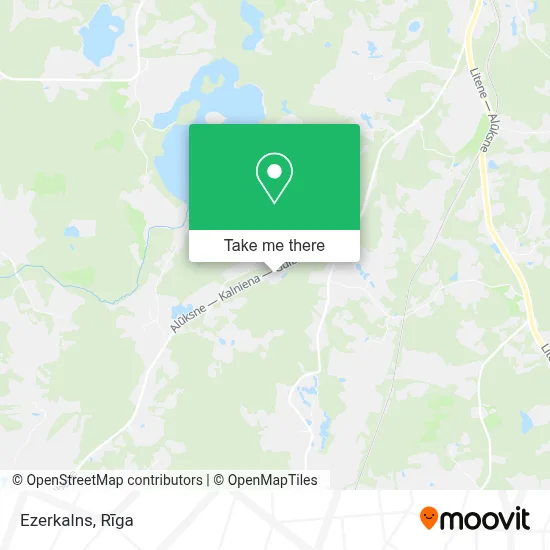 Ezerkalns map