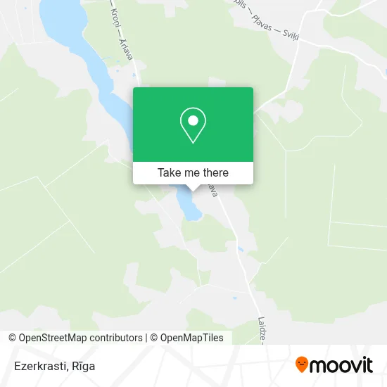 Ezerkrasti map