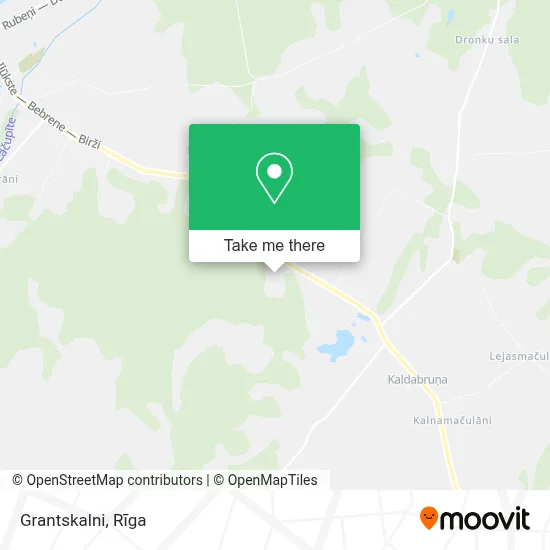 Grantskalni map