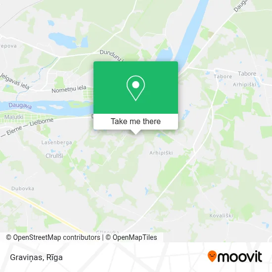 Graviņas map