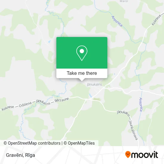 Gravēni map