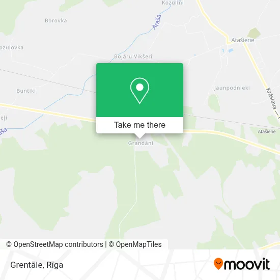 Grentāle map