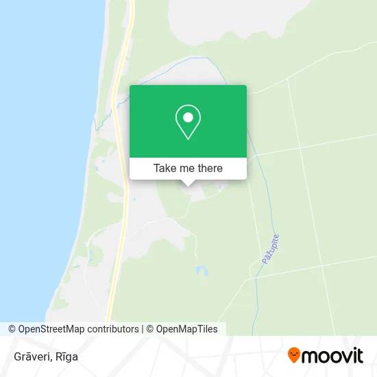 Grāveri map