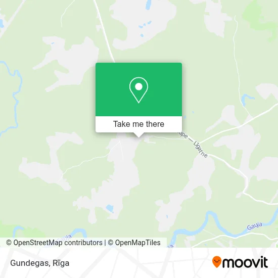 Gundegas map