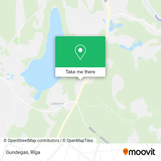 Gundegas map