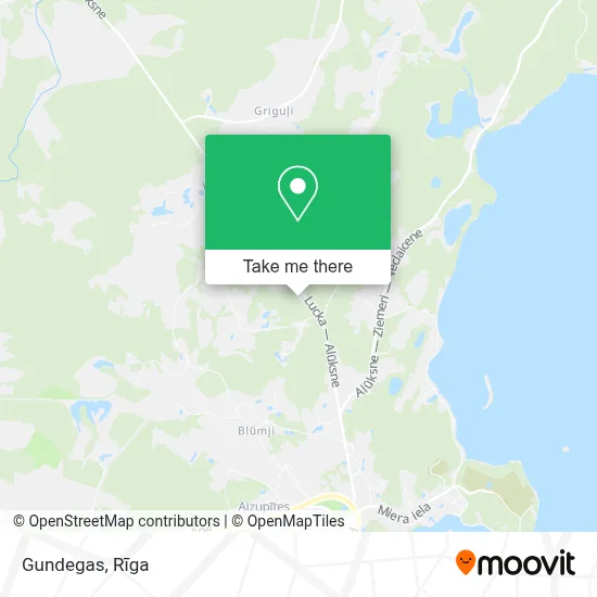Gundegas map