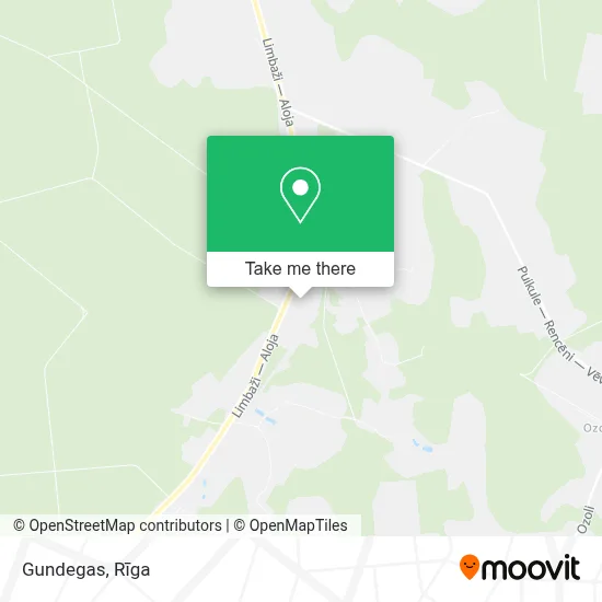 Gundegas map