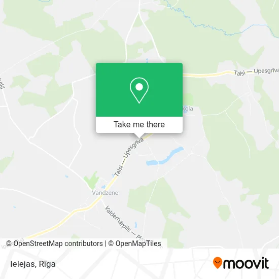 Ielejas map