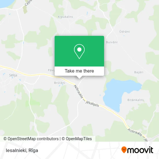 Iesalnieki map