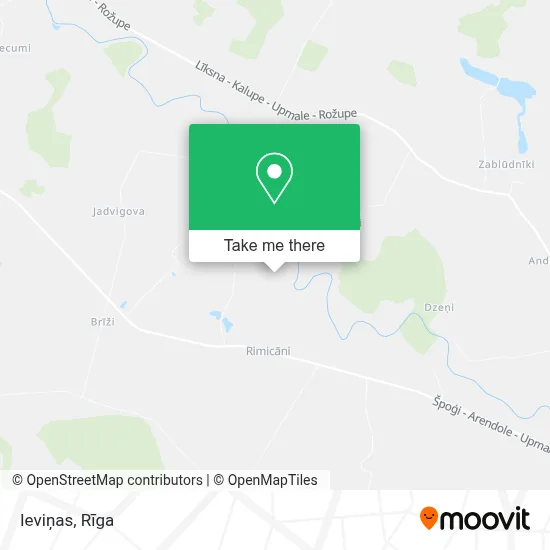 Ieviņas map